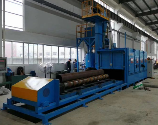 伊春喷砂机在管道除锈中的现场施工应用